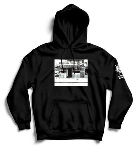 MIB X DIFARA X SNKR HEAD Store Front Hoodie (black)