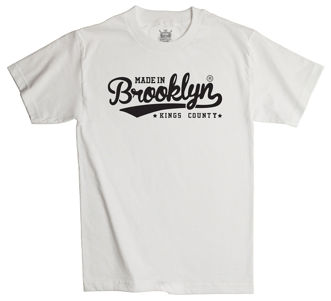 Made in Brooklyn Dodger Tee (white/black)