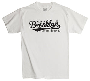Made in Brooklyn Dodger Tee (white/black)