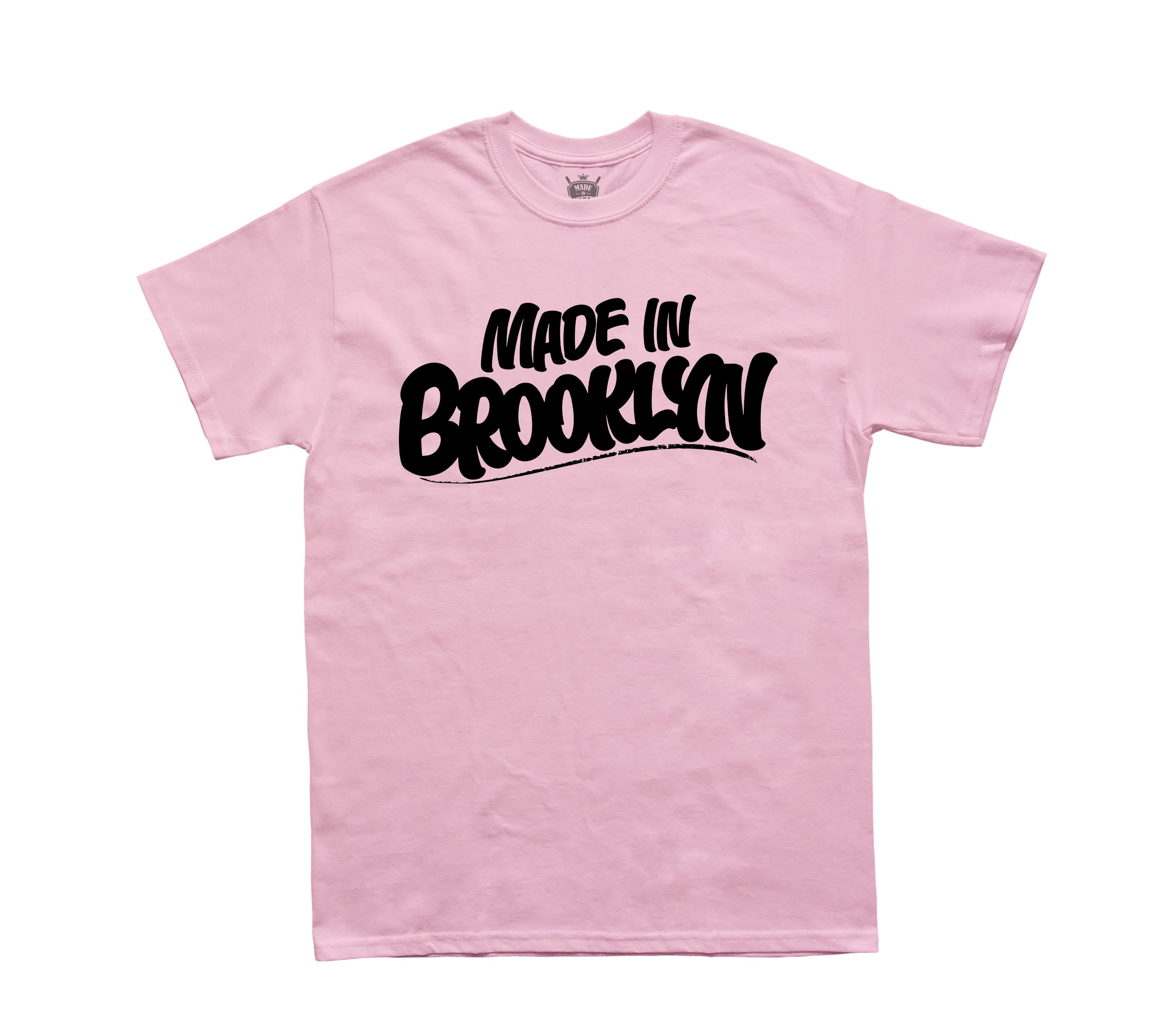 Made in Brooklyn Tee (pink/black) by Peter Paid