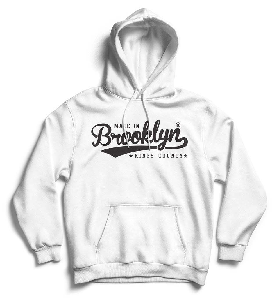Brooklyn Dodger Hoodie White W/Black
